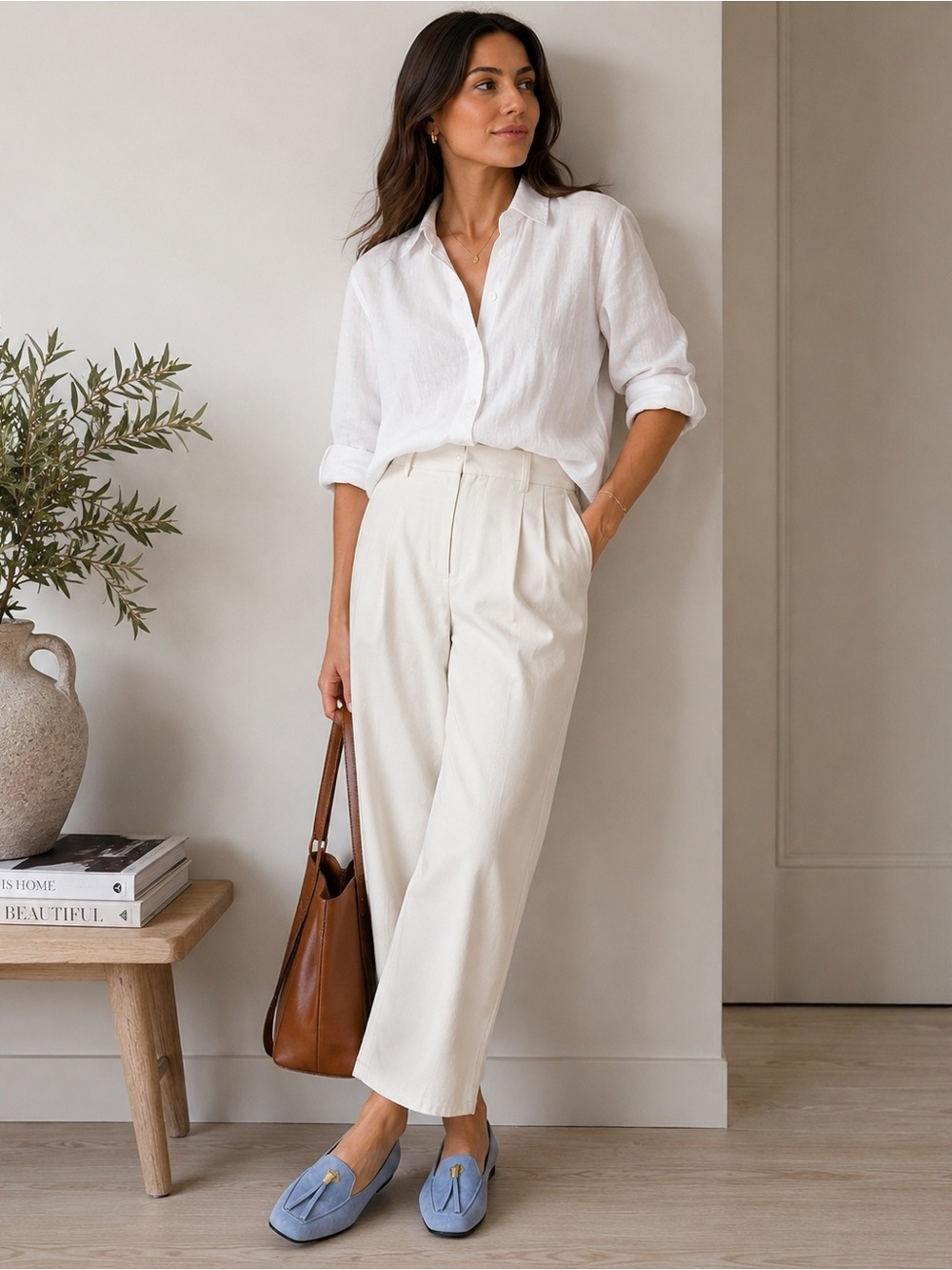 Stuart Weitzman Suede Square Toe Tassel Loafers